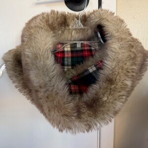 J Crew Faux Fur Infinity Scarf